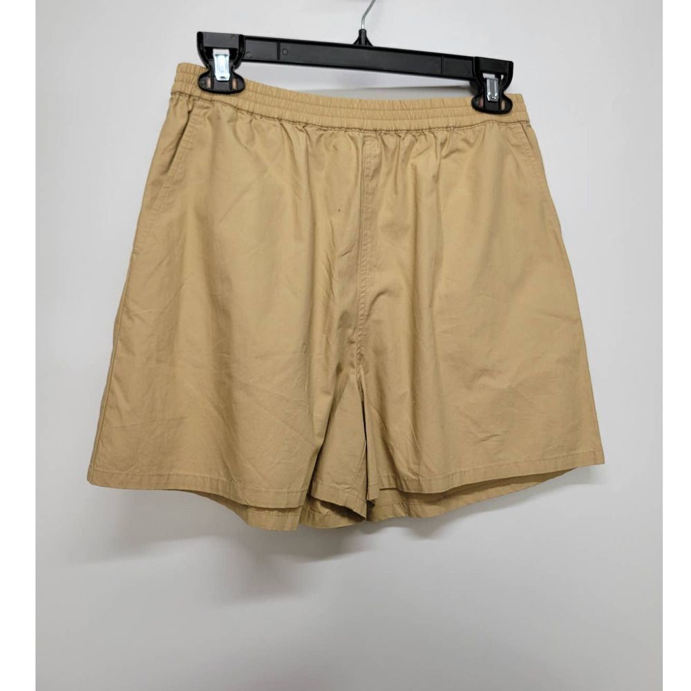 BP. Women's Cotton Casual Shorts Small Beige Nougat Pockets